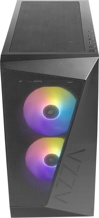 Actual product image Azza PC Gaming Gehäuse Midi ATX Reaver 225K01, usb2.0/3.0/C (ATX, E-ATX, ITX, mATX)