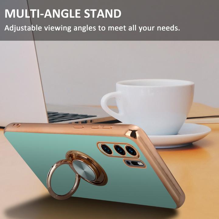 Image du produit Cadorabo Housse pour Huawei P30 PRO en TPU avec protection pour appareil photo et anneau LM089 Style (Huawei P30 Pro)