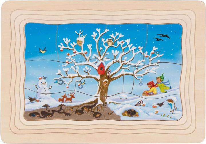 Produktbild Schichtenpuzzle Apfelbaum, per St (47 Teile)