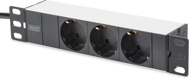 Produktbild Digitus Netzwerk-Set 254 mm (10") - 9HE, 312 x 300 mm (B x T) (5.71 HE, 10 Zoll Rack)