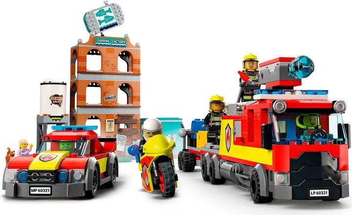 Actual product image LEGO Firefighting operation with firefighting team (60321, LEGO City)