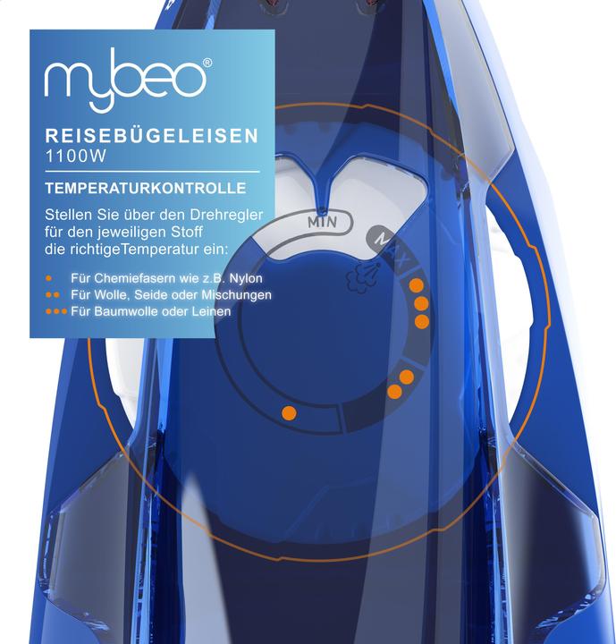 Produktbild Mybeo Reisebügeleisen (1100 W)