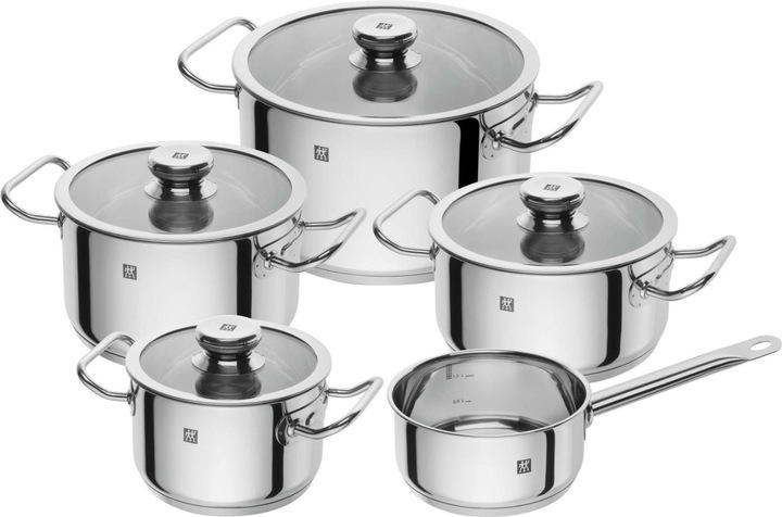 Produktbild Zwilling 5-tlg. Topfset Element (24 cm, Pfannenset + Topfset, Aluminium)