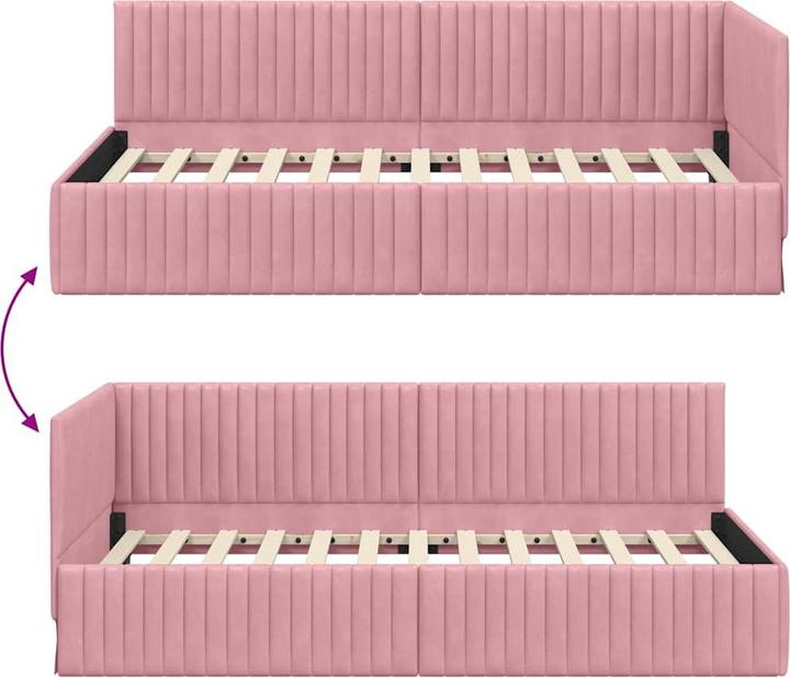 Produktbild vidaXL Samtbettgestell