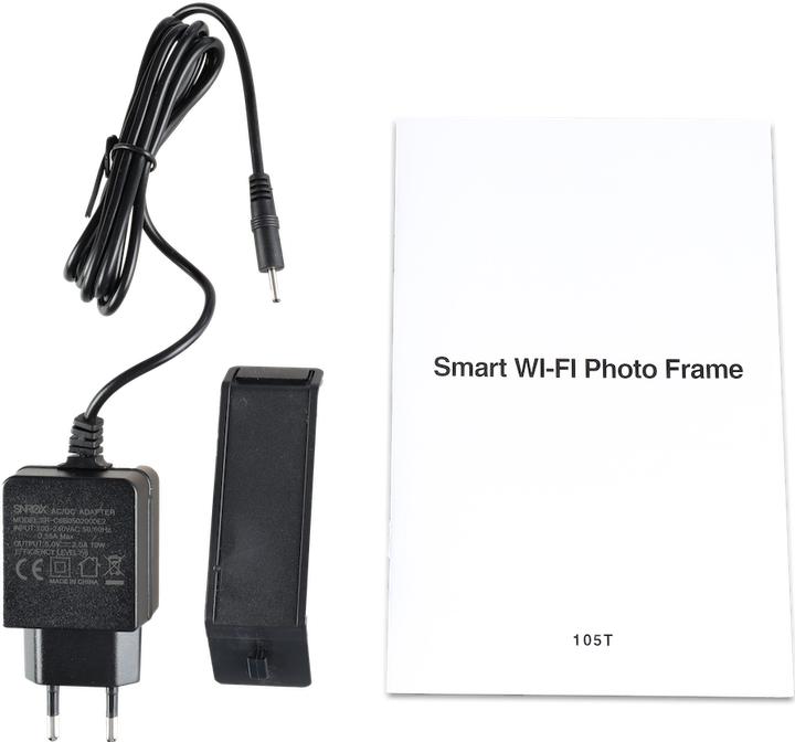 Actual product image Benel Frameo Digital Photo Frame HF-101B Black 10.1 Inch (10.10", 1280 x 800 pixels)