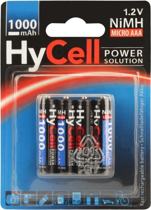 Immagine prodotto HyCell Batteria Micro AAA (4 pz., AAA, 800 mAh)