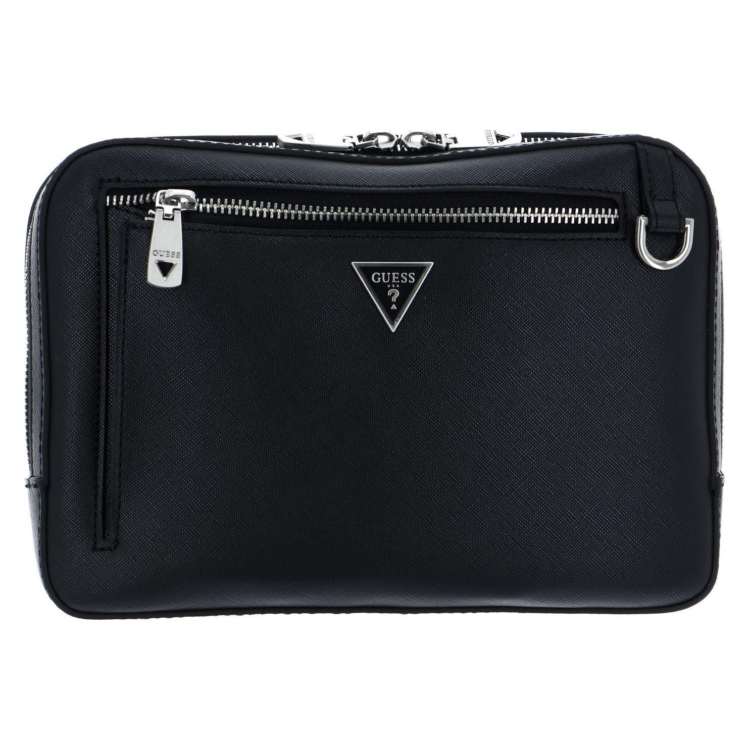 Guess, Herren, Handtasche, Certosa Smart Crossbody, Schwarz