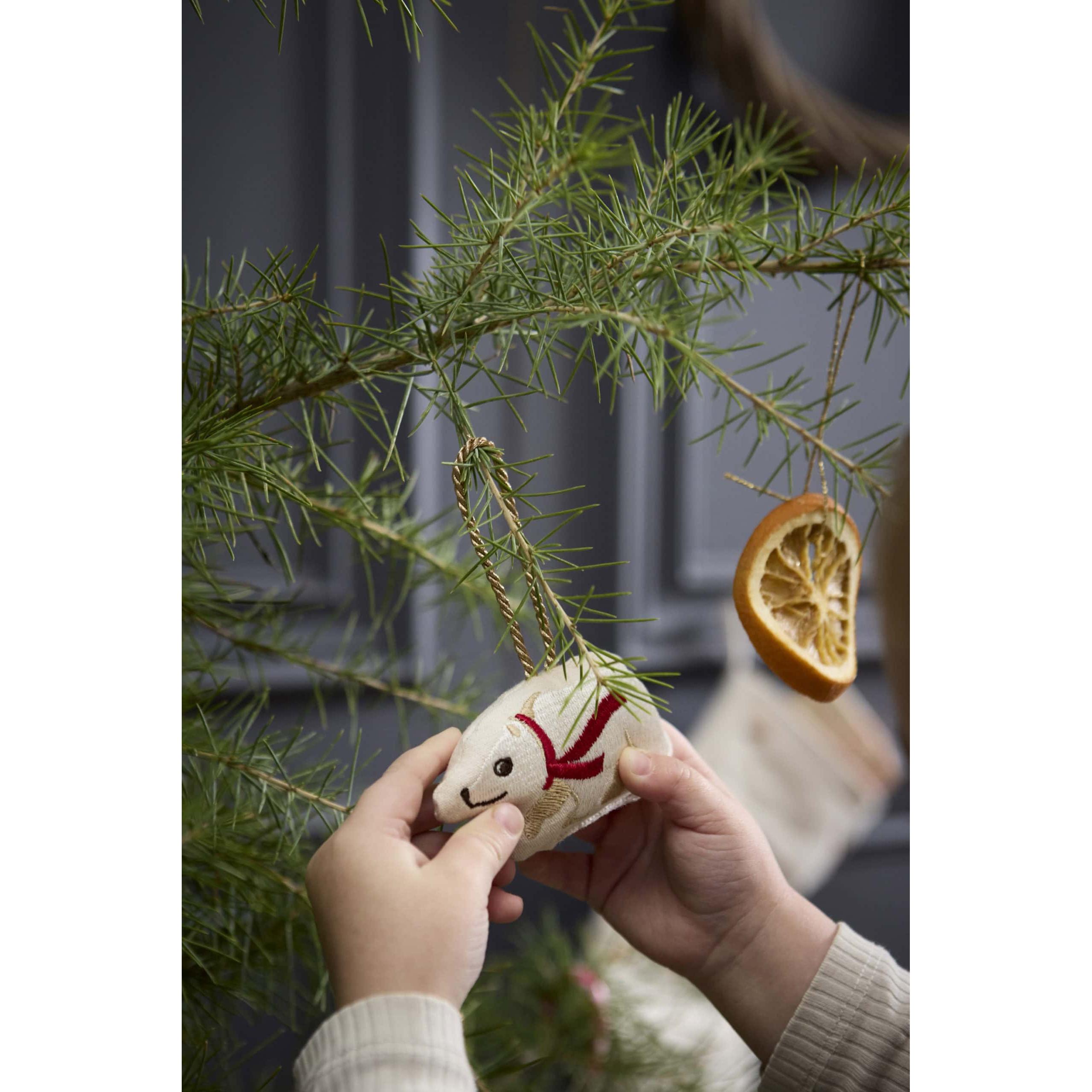 Thumbnail - Filibabba, Christbaumschmuck, Bestickter Winterschmuck - Nordische Tiere - Wonderful Winter (1 -teilig)