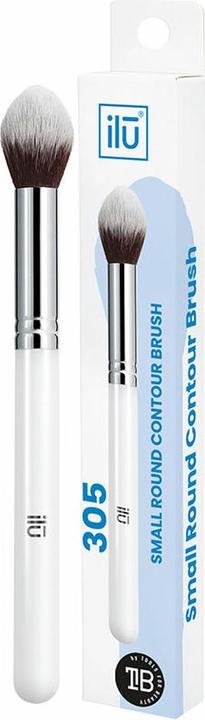 Actual product image Tools for Beauty T4B ILU 300 series Kabuki blusher brush, contour brush, powder brush white make-up brush (305) (Blusher)