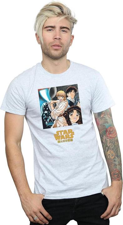 Produktbild Star Wars Anime Poster TShirt (L)
