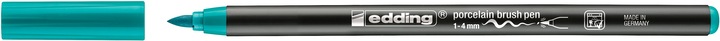 Produktbild Edding Porzellanmalstift Brushpen (Türkis, 4 mm, 1 x)