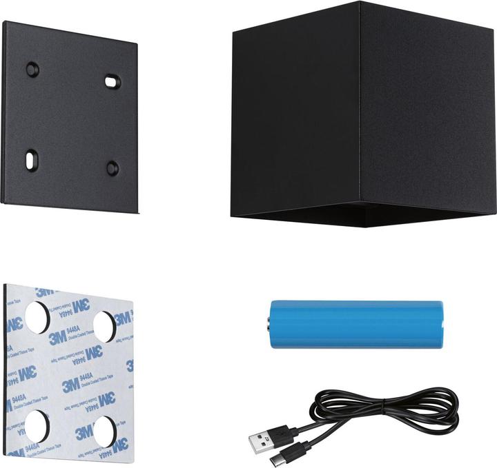 Image du produit Paulmann Akkuwandleuchte Nyara (330 lm, IP44)