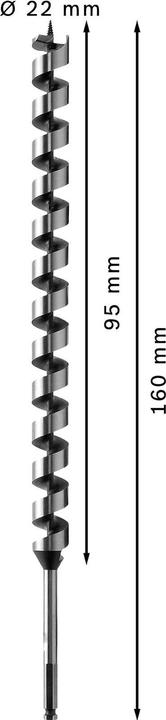 Produktbild Bosch Professional Zubehör PRO Wood Holzschlangenbohrer (10 mm)
