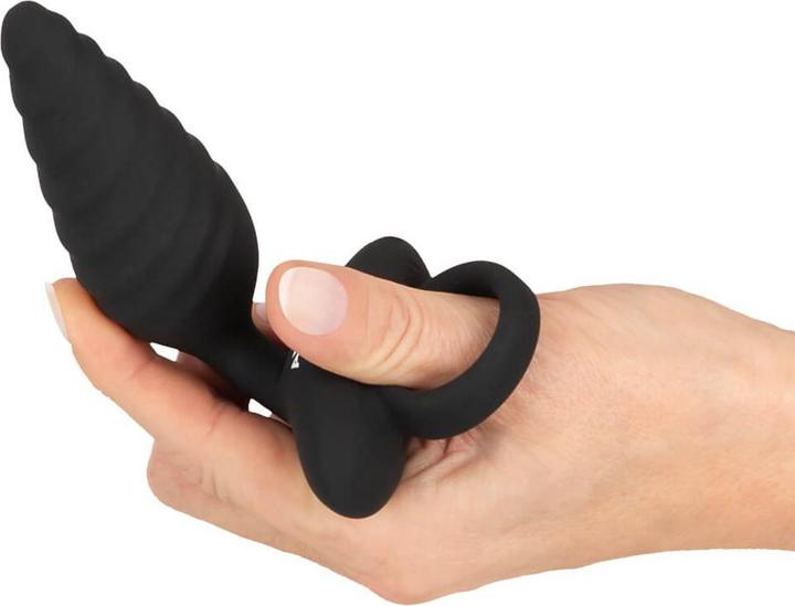 Produktbild Anos Flexible Butt Plug Twisted Design with Vibrations
