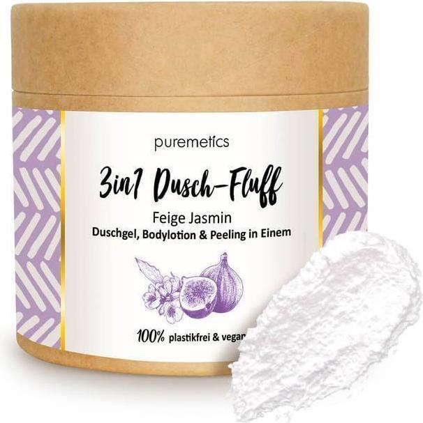 Actual product image Puremetics 3in1 Dusch-Fluff 'Feige Jasmin'