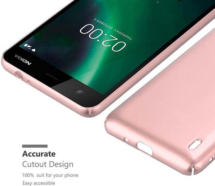Produktbild Cadorabo Hard Cover Matt Metall Cover (Nokia 2)