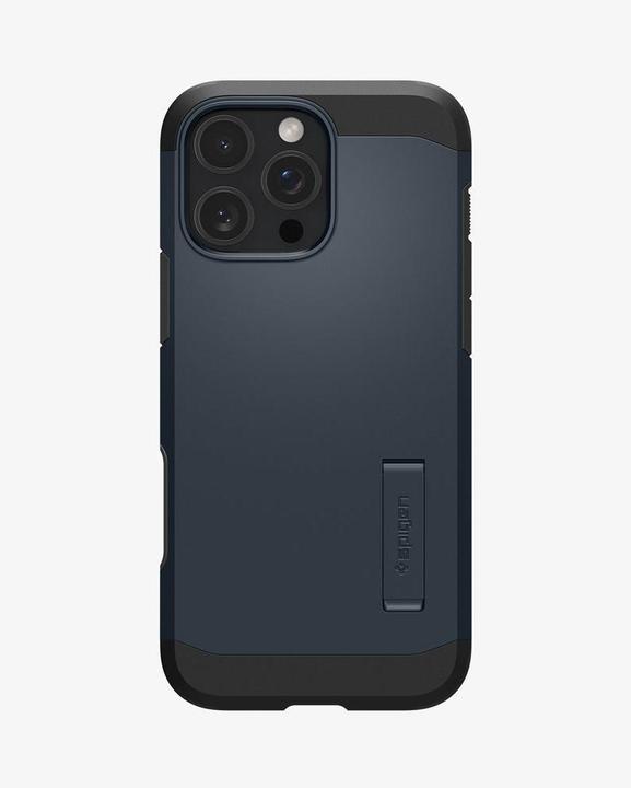 Actual product image Spigen Tough Armor T AI (MagFit + Camera Control) iPhone 16 Pro Case Metal Slate (Apple iPhone 16 Pro)