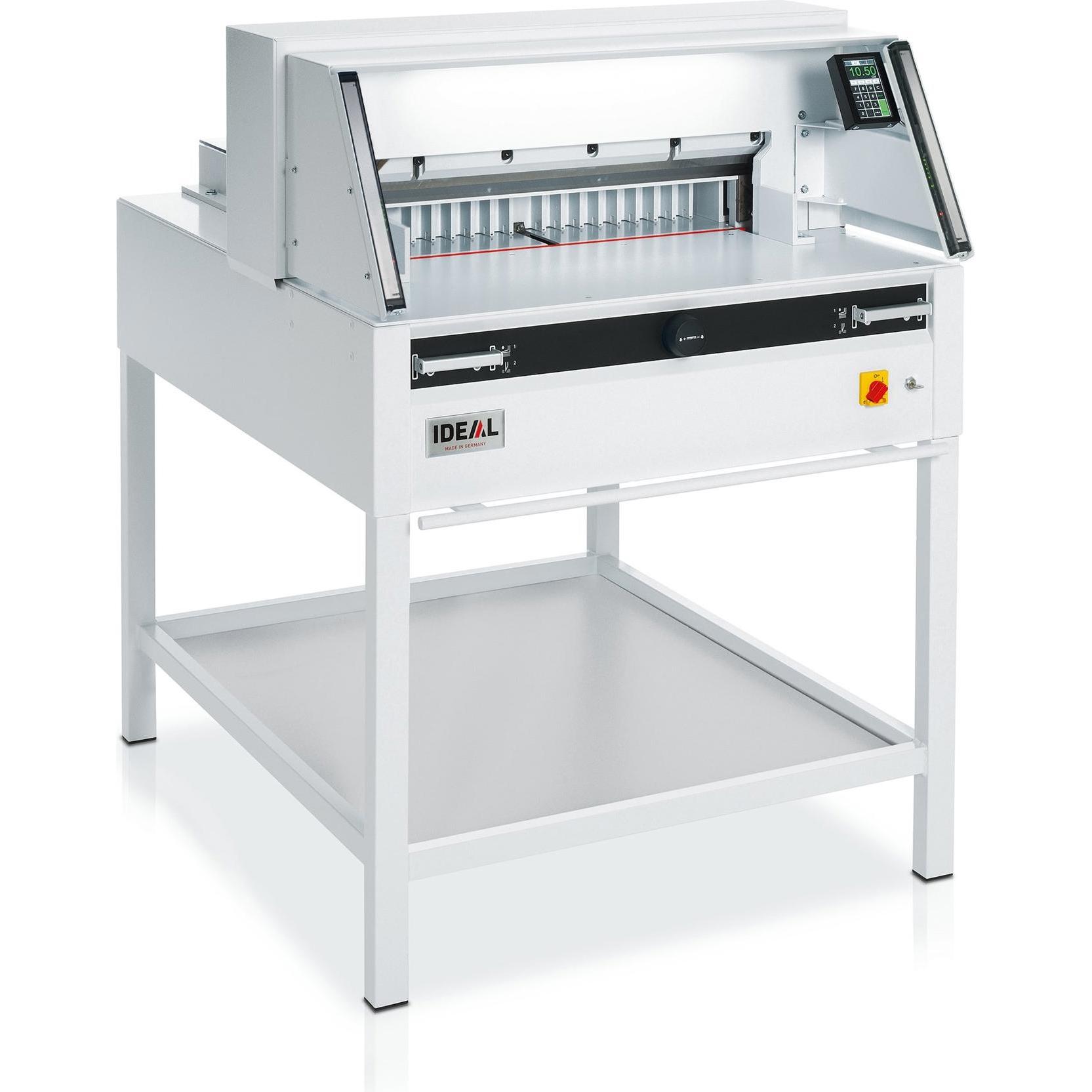 Ideal Stapelschneider 6660 (800 Blätter), Schneidemaschine, Grau