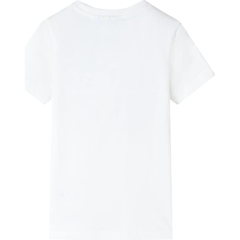 Thumbnail - VidaXL, Unisex, Shirt, Kinder-T-Shirt Ecru 140,Material: 100 % Baumwolle,Farbe, Weiss, (140)