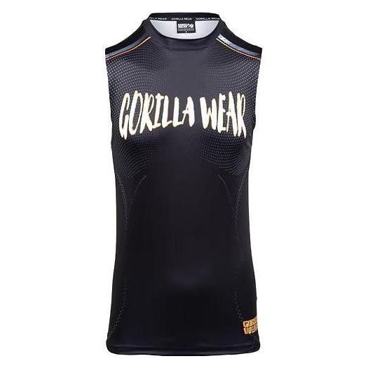 Gorilla Wear, Herren, Sportshirt, Clayton (L), Gold, Schwarz, L