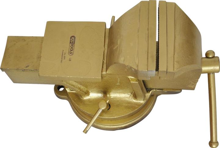 Produktbild KS Tools BRONZEplus Parallel-Schraubstock, mit Drehteller, Spannweite 150 mm (150 mm)