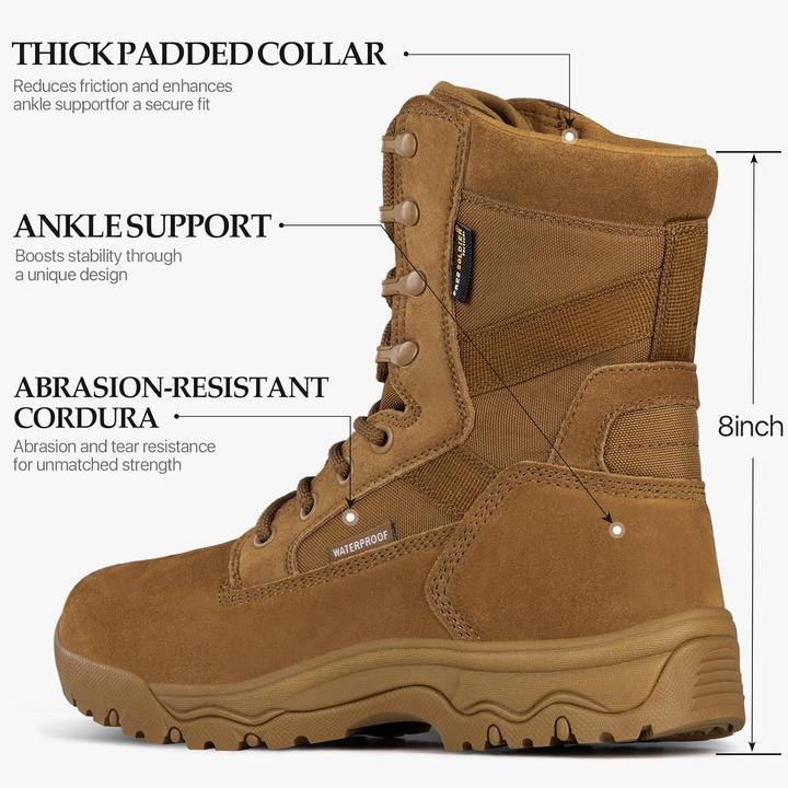 Actual product image Free Soldier Tactical Combat Boots (43)
