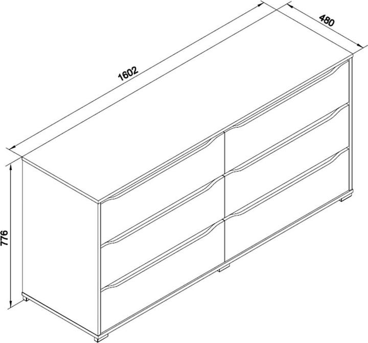 Image du produit Vicco Ruben (160 x 48 x 78 cm)