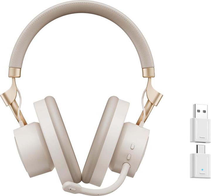 Actual product image Havit Fuxi-H8 - Kabelgebundene/kabellose Gaming-Kopfhörer (goldfarben) (Cable, Wireless)