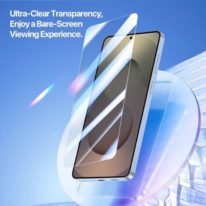 Produktbild Dux Ducis Roga Series Schutzglas mit Auto Alignment Kit (1 Stk., Samsung Galaxy S26)