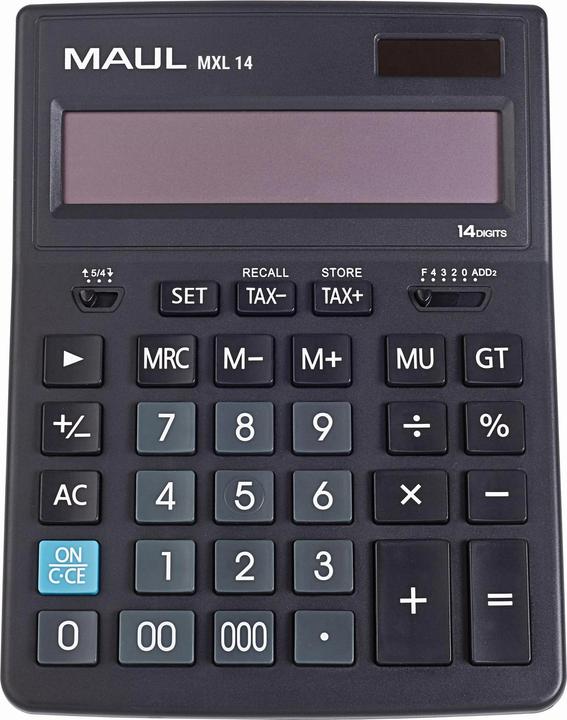 Immagine prodotto Maul Calcolatrice MXL14 Nero (Celle solari)