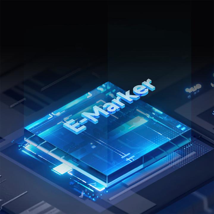 Produktbild Cuktech CKCTC615NCBK USB-C 6A 240W Kabel 1,5m - Schwarz (1.50 m, 240 W)