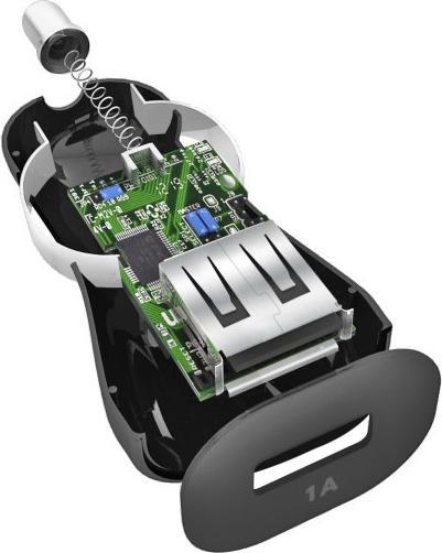 Produktbild SBS TECRUSB1ASTD Ladegerät für Mobilgeräte Auto Schwarz