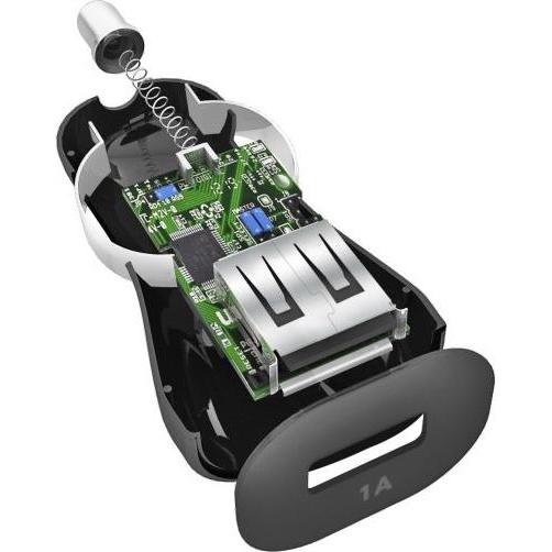 Thumbnail - SBS TECRUSB1ASTD Ladegerät für Mobilgeräte Auto Schwarz, Auto Adapter, Schwarz