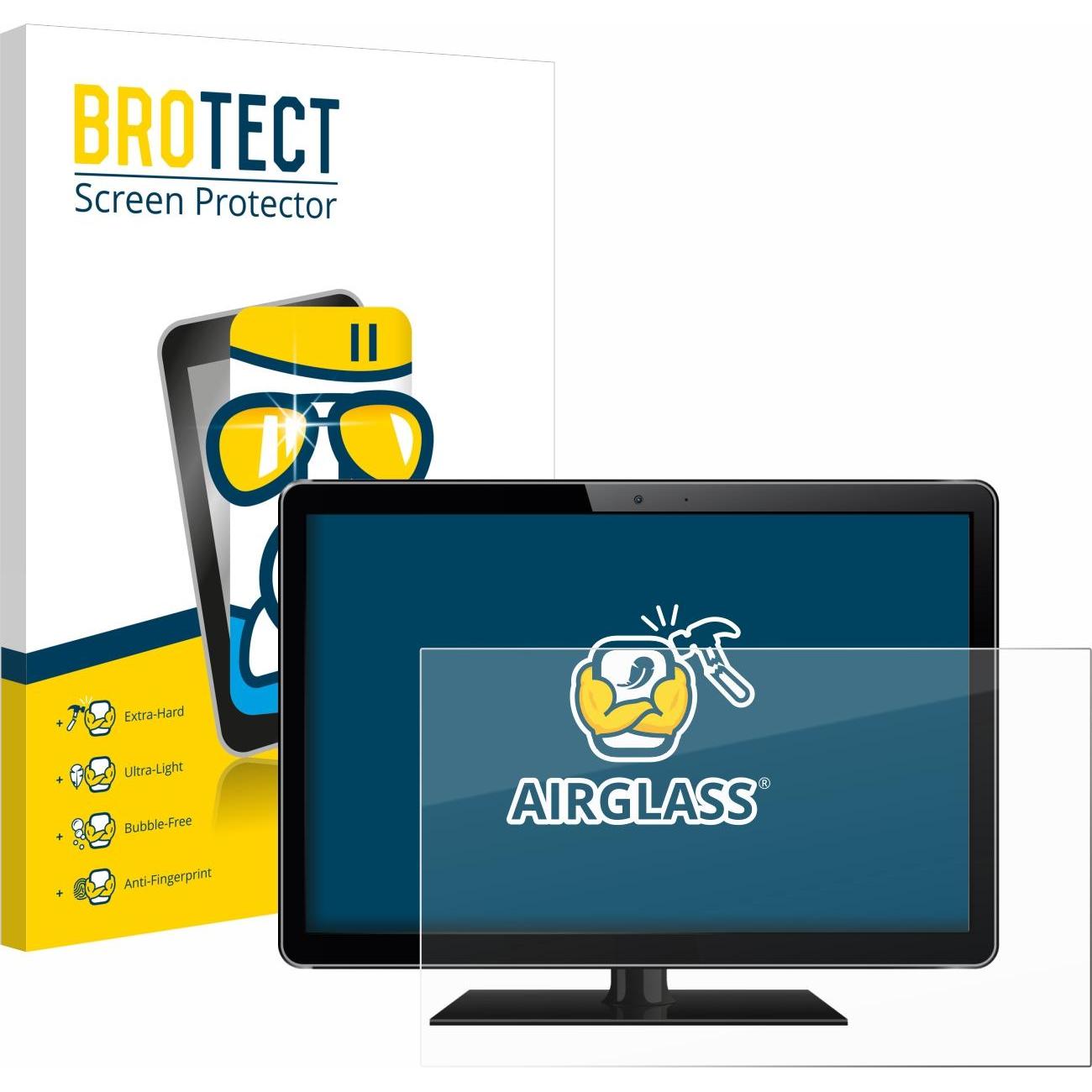 BROTECT AirGlass Panzerglasfolie (13.30", 16 : 9), Notebook Schutzfolie