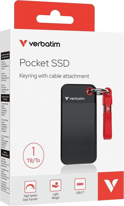 Actual product image Verbatim Pocket SSD (1 TB)