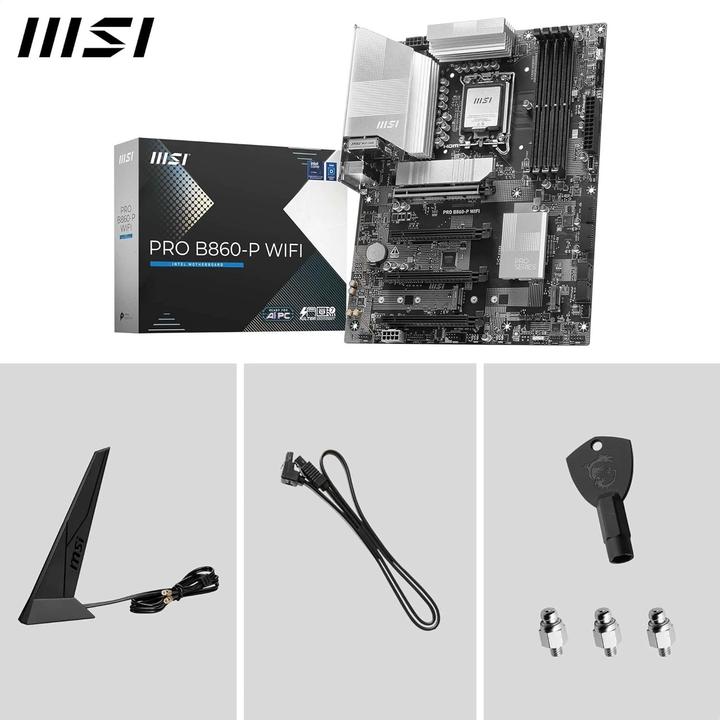 Image du produit MSI PRO B860-P WIFI (LGA 1851, Intel B860, ATX)