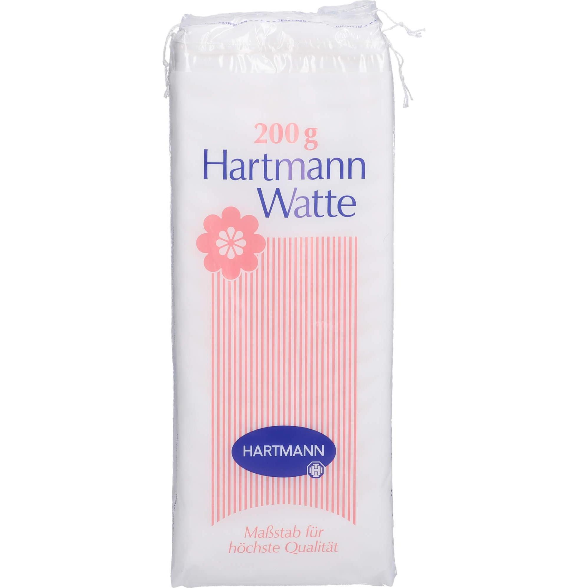 Hartmann, Verbandsmaterial, VERBANDWATTE ZZ HARTM BTL, 200 g WAT