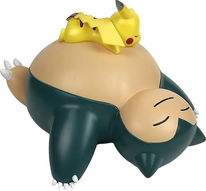 Actual product image Teknofun LED lamp Snorlax + Pikachu 18 cm (touch,lying).