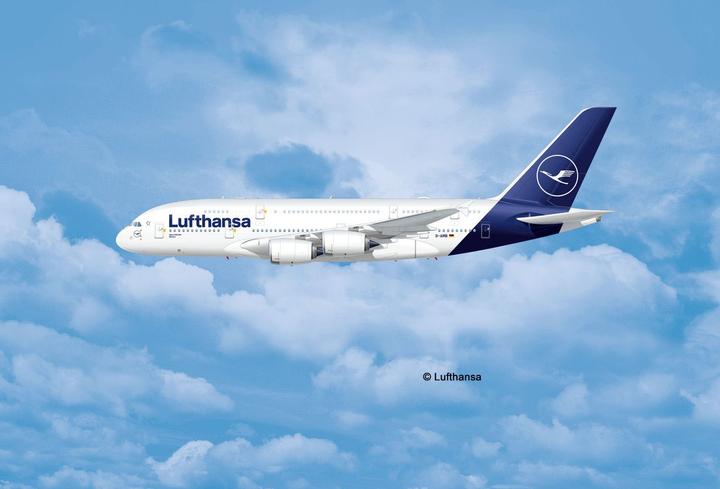 Produktbild Revell Airbus A380-800 Lufthansa New Livery