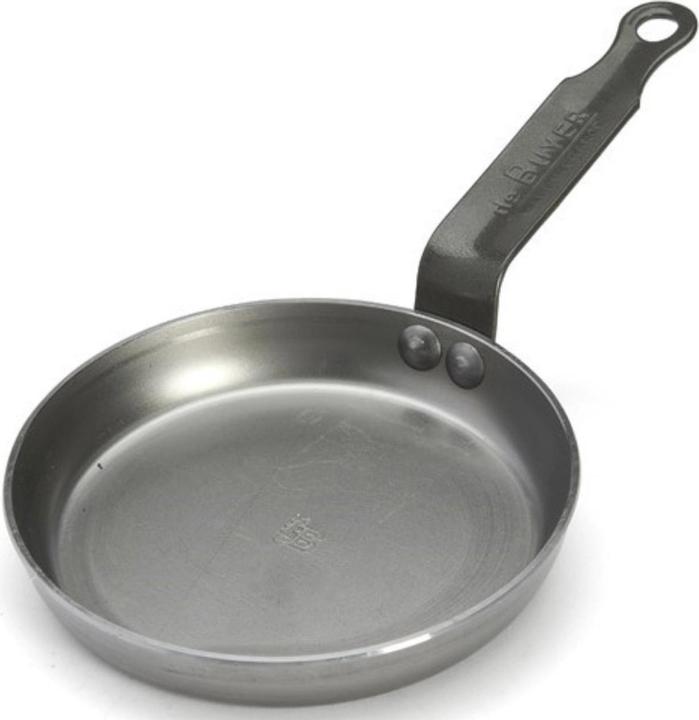 Actual product image de Buyer Blinis Pan Mineral B - ø 14 cm (Frying pan, Iron, Steel, 14 x 6 cm)