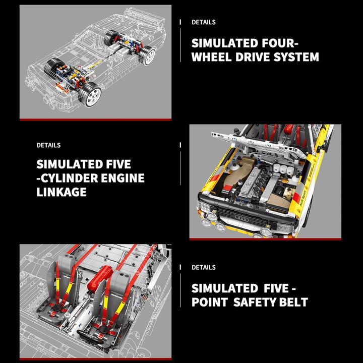 Image du produit HappyBuild Audi Quattro S1 Group B 1984