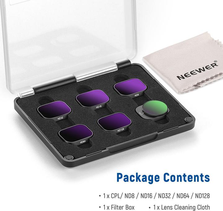 Produktbild Neewer ND Filters Set (Drohnen Filter, DJI Mini 3 Pro)