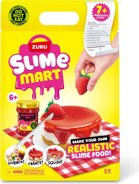 Produktbild Slime Mart Small Shopping Bag Strawberry Cheesecake