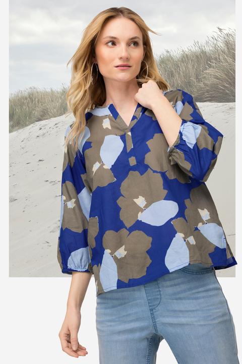 Immagine prodotto Laurasøn Bluse, Blüten Print, 3/4-Ärmel (S)