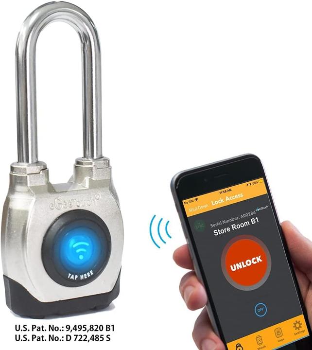 Immagine prodotto EGeeTouch Smartes Vorhängeschloss