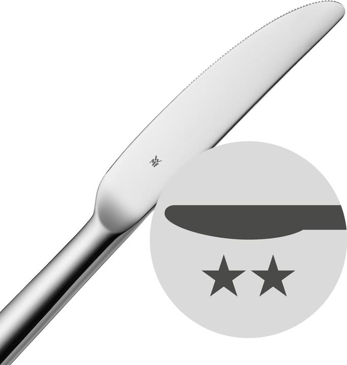 Produktbild WMF Besteck Besteckset 6 Personen Atria 30tlg Monobloc-Messer Edelstahl poliert (30 Stück, Besteck Set)