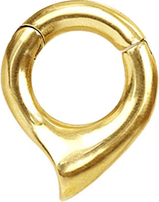 Produktbild Star Piercing Ohrgewicht Segmentring klappbar Jagthorn (Messing)