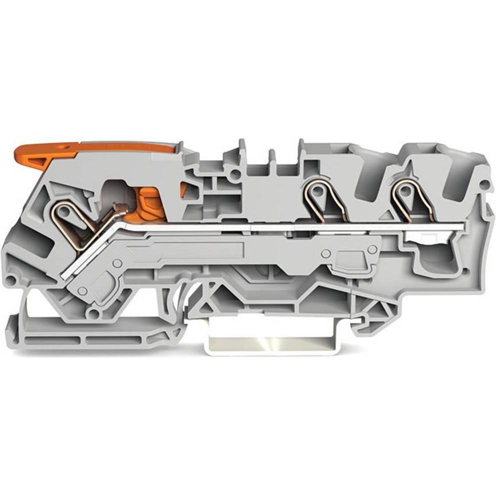 25x Wago Durchgangsklemme ., Elektronikzubehör + Gehäuse, Grau