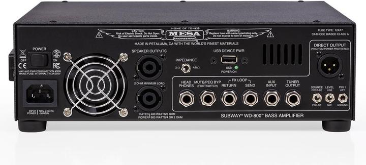 Produktbild Mesa Boogie Subway WD 800 Head (Bass, 800 W)