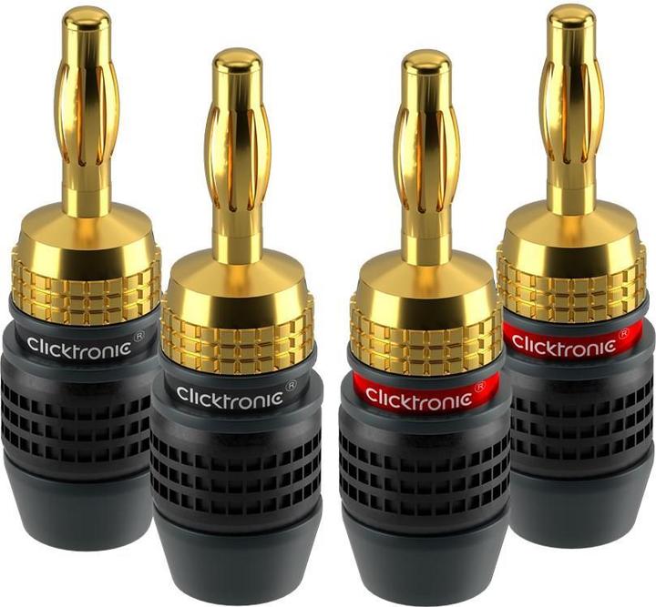 Produktbild clicktronic Bananen-Stecker SimpleLock